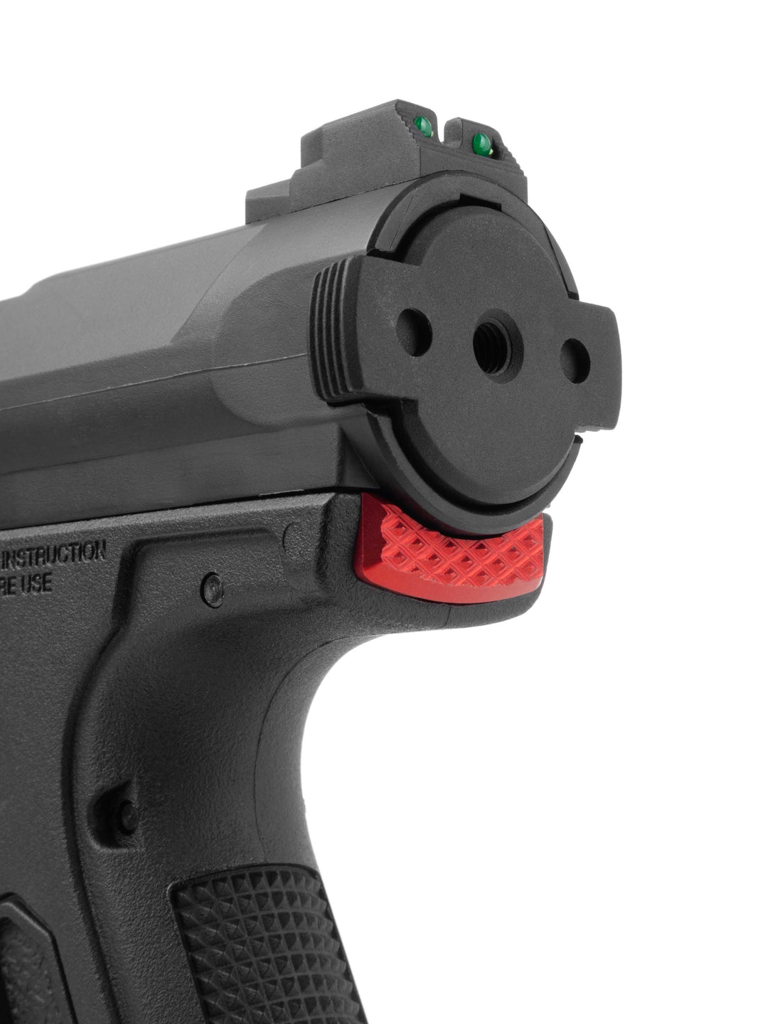 aap-01 with red upper lock button installed#color_red