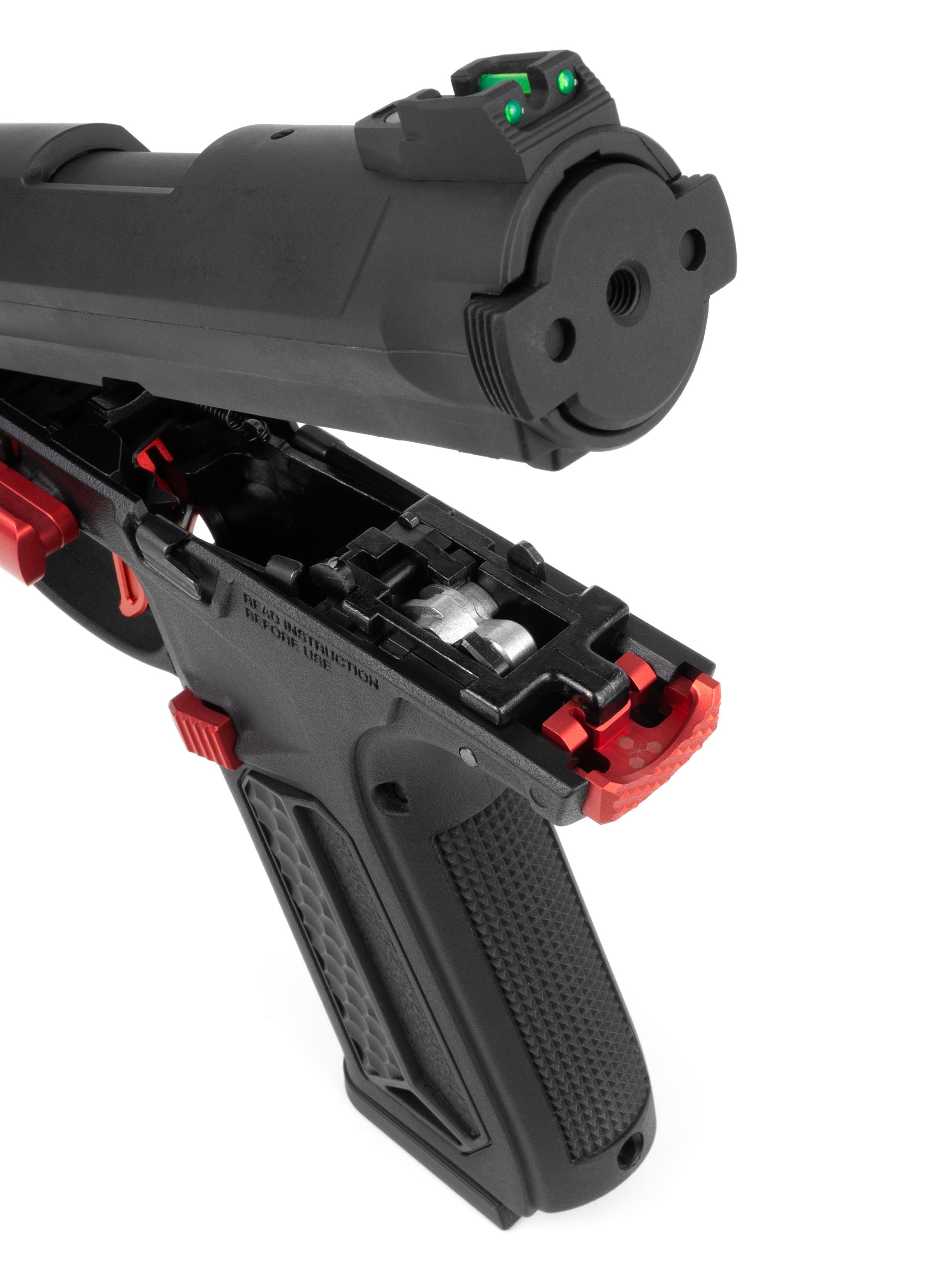 aap-01 with red upper lock button installed#color_red