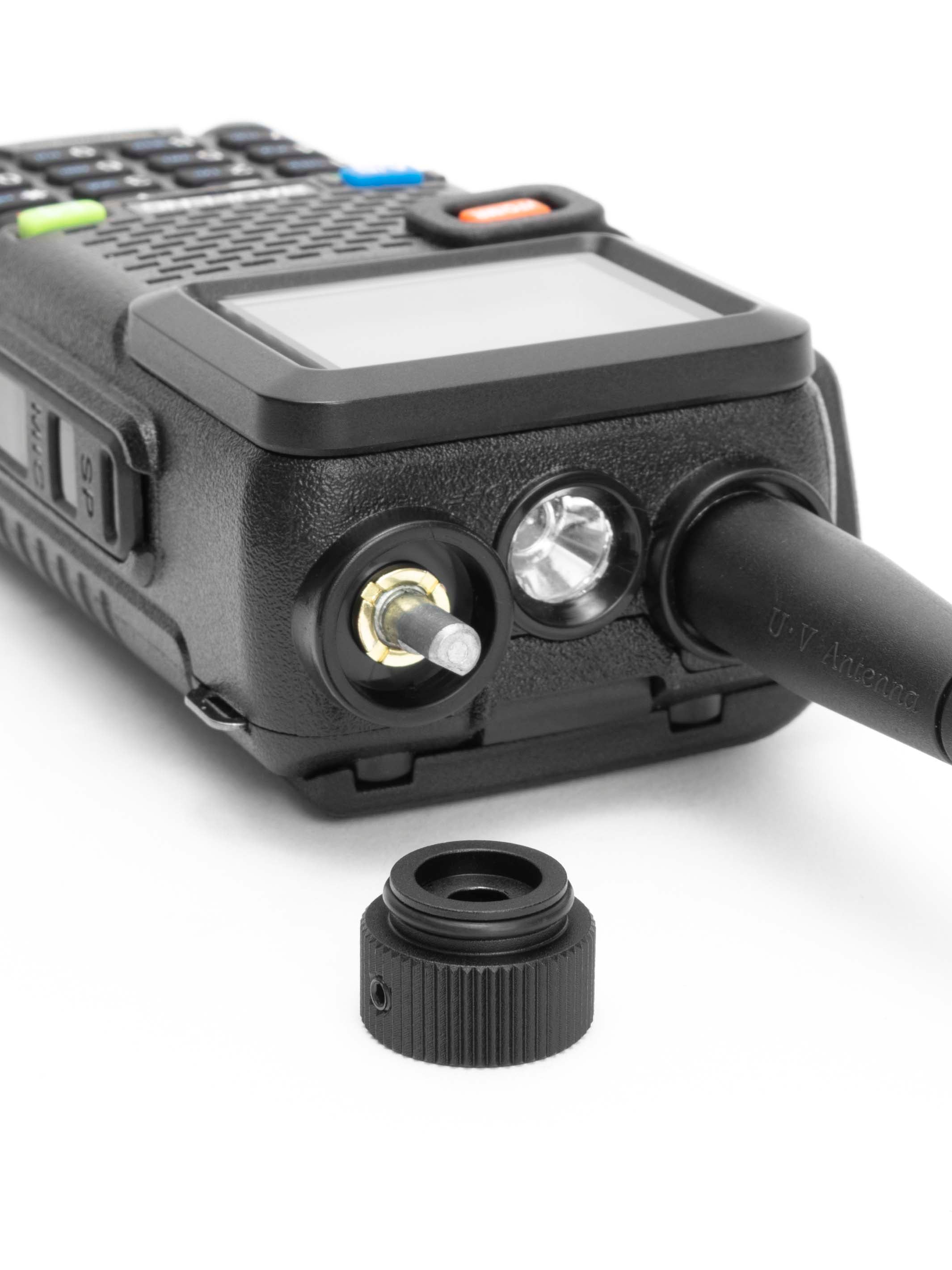 Baofeng UV-5RM with volume dial o-ring mod upgrade