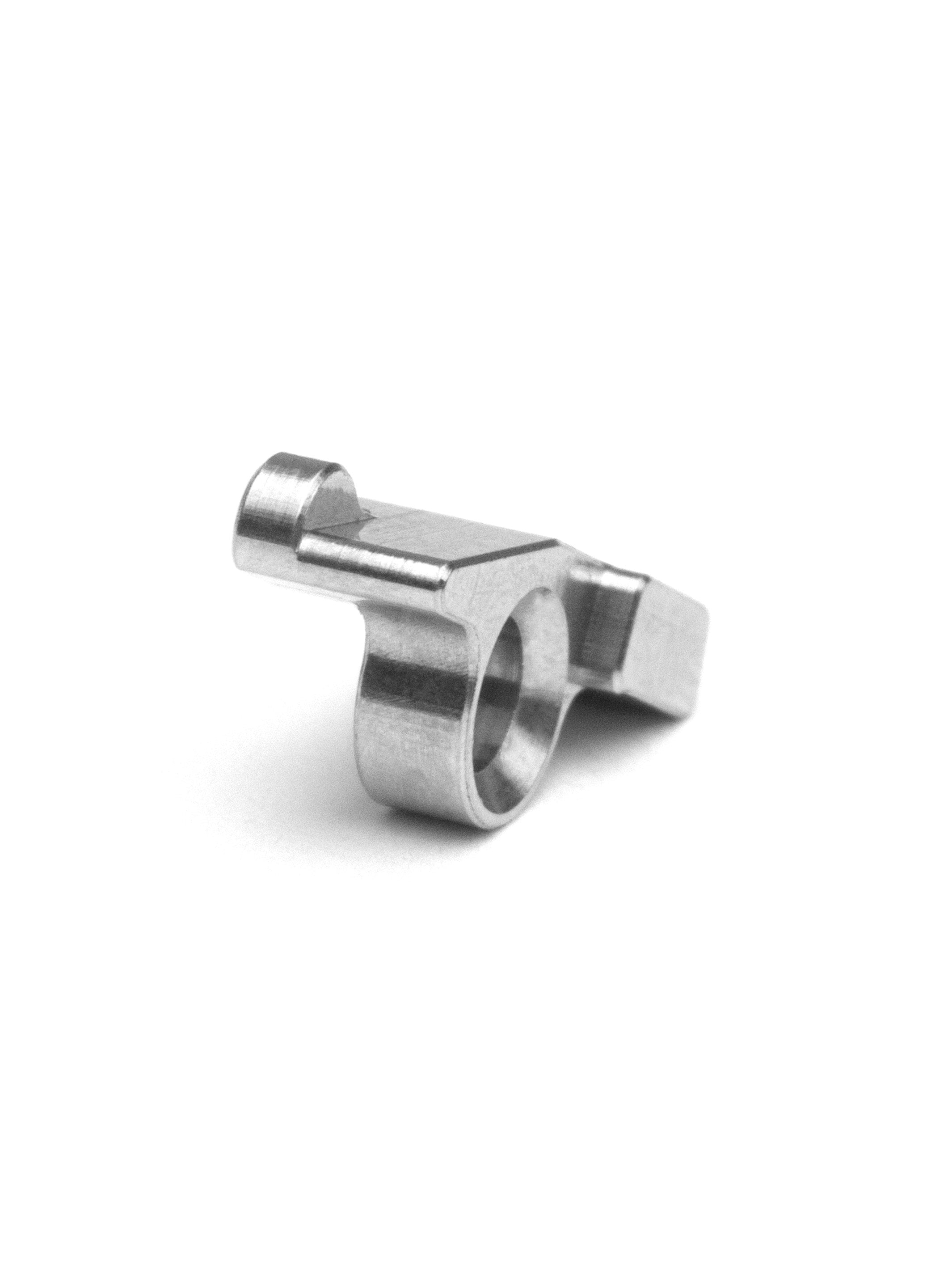 CNC machined auto sear for Action Army AAP-01 hammer assembly made from stainless steel