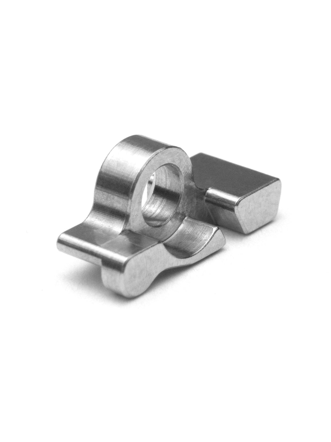 CNC machined auto sear for Action Army AAP-01 hammer assembly made from stainless steel