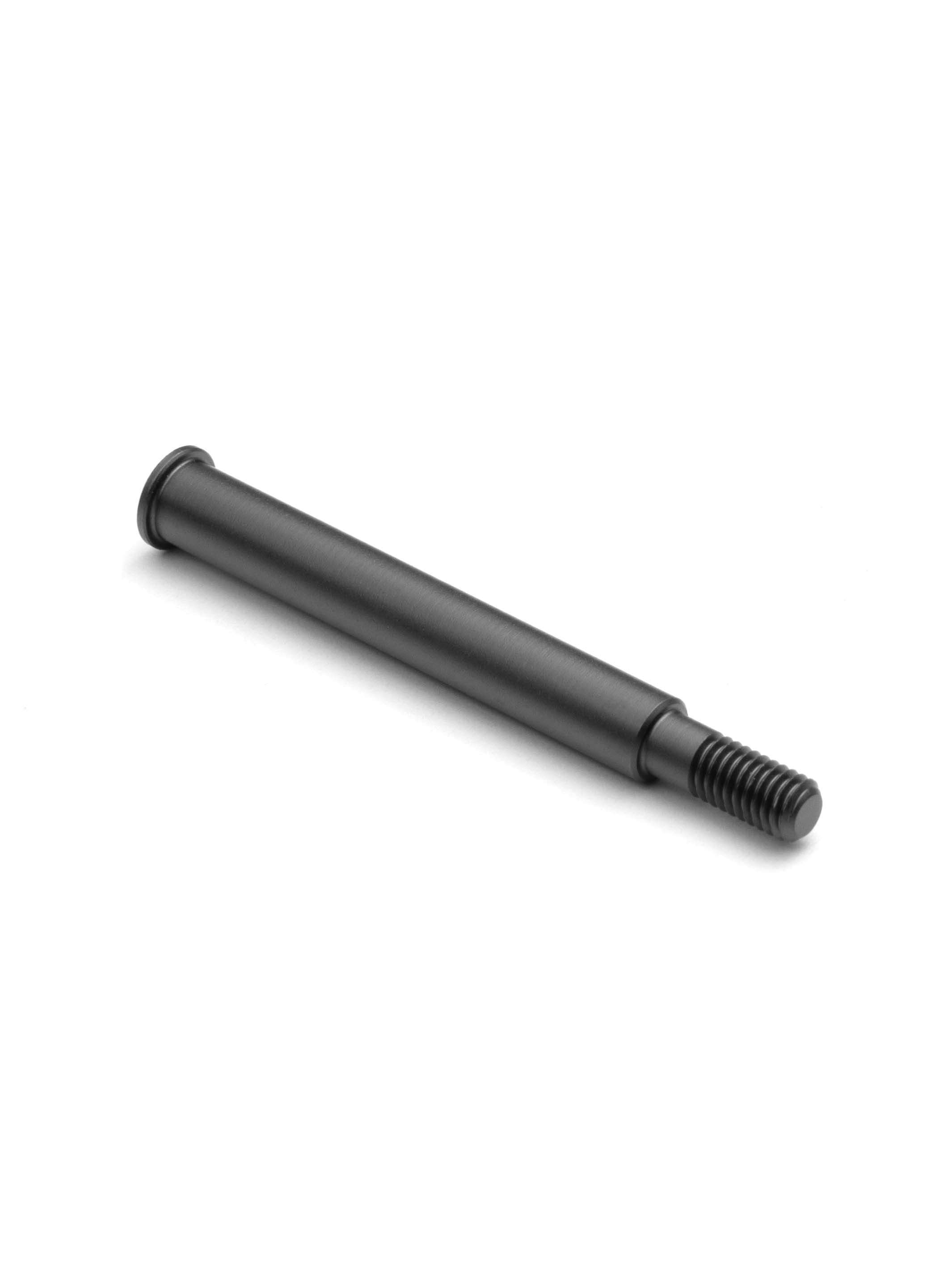 Side view of the AAP01 holster mount Gen2 titanium screw showing its threaded tip