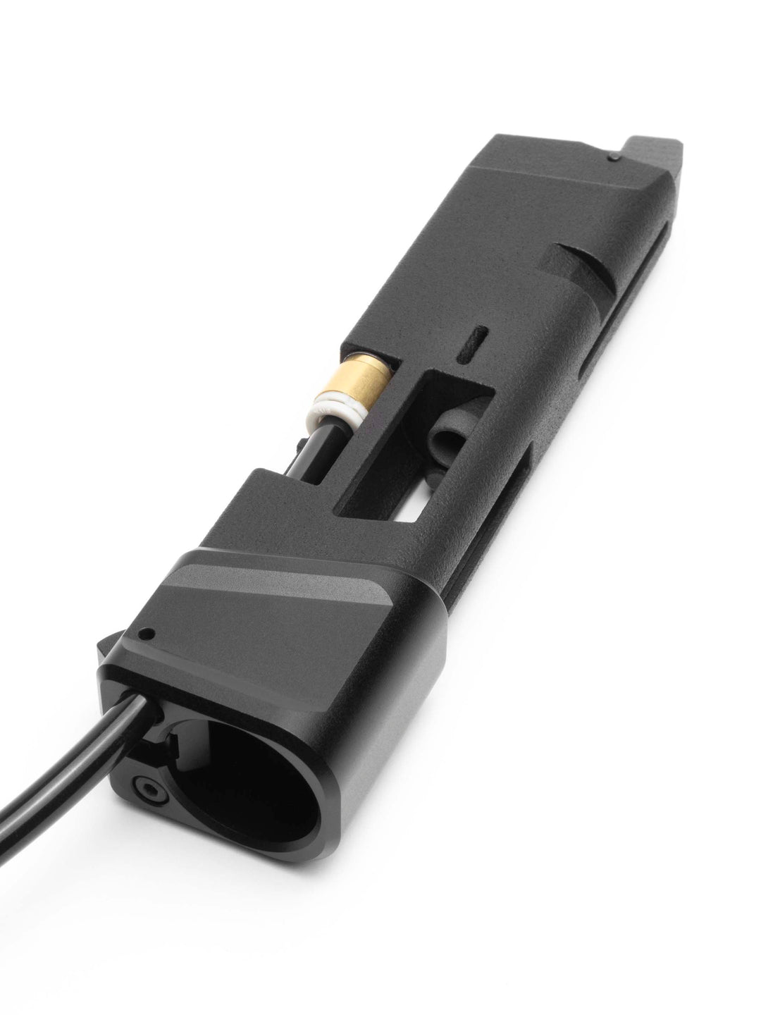 HPA pistol adapter for airsoft replica AAP-01 that uses shotgun shell magazines