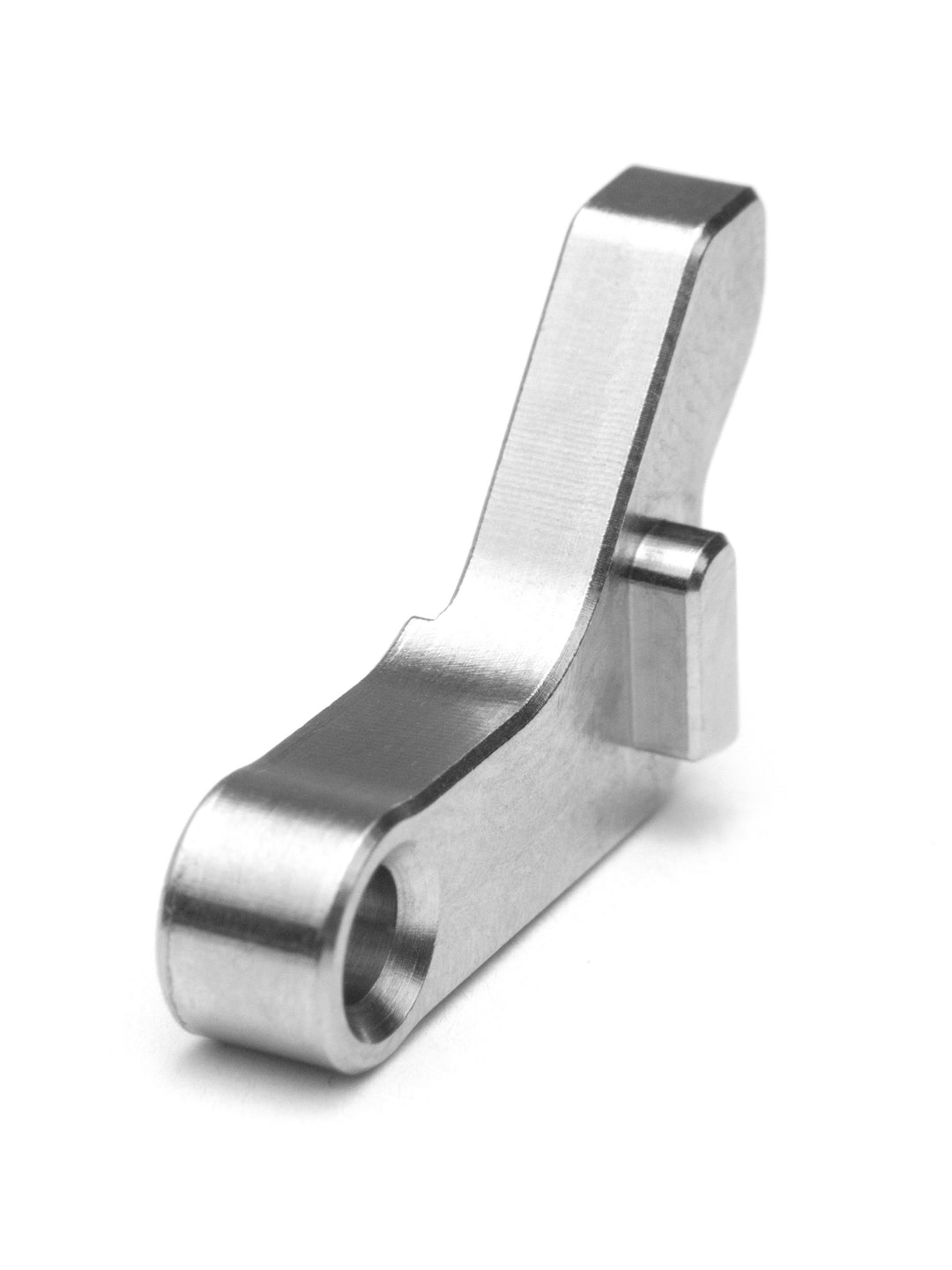 CNC machined main sear for Action Army AAP-01 hammer assembly made from stainless steel