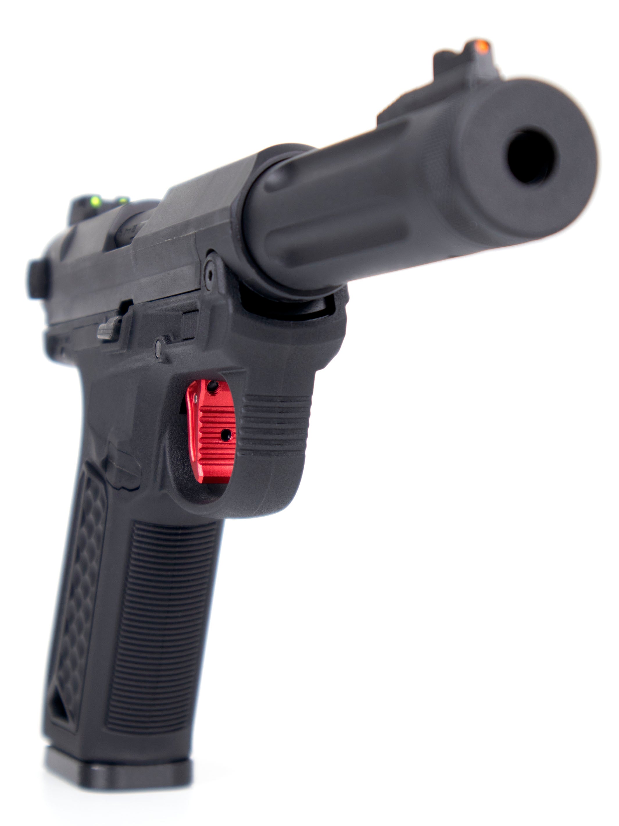 aap-01 aftermarket trigger in red color#color_red