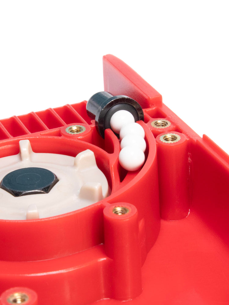 BB retention nozzle preventing BB's from falling out for EMG ODIN M12 speedloader#color_red
