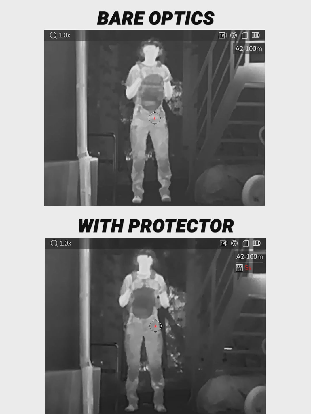 Titanium Mesh Protector for Hikmicro Thunder 2.0 Thermal