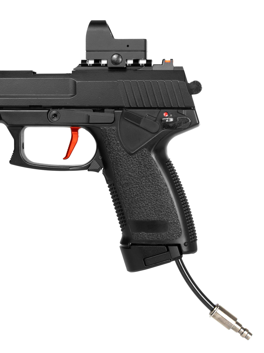 low profile hpa adapter for ssx23, mk23, ssx303, cnc machined by airtac x t1p