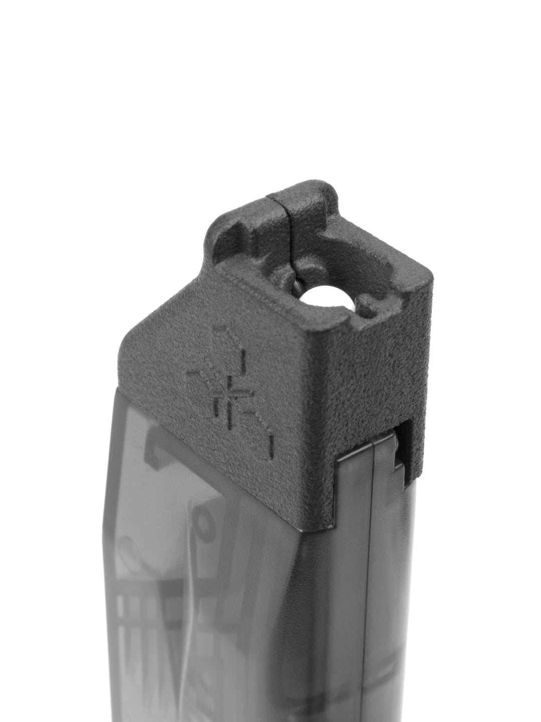 speedloader adapter for TAC-41 magazines with a BB retention mechanism