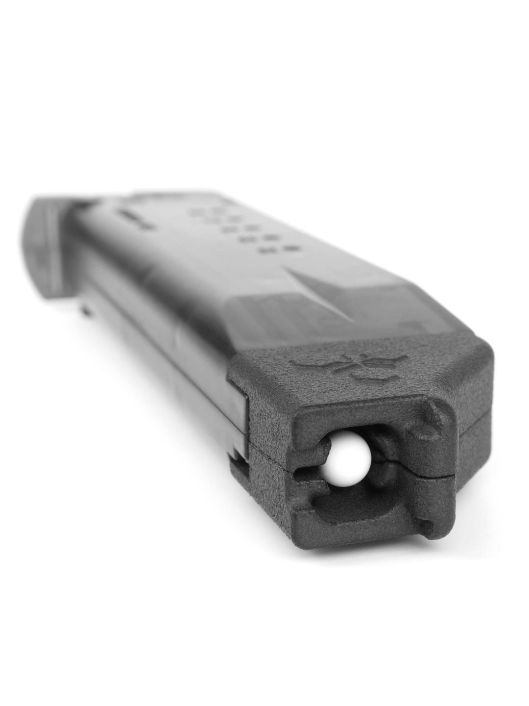 speedloader adapter for TAC-41 magazines with a BB retention mechanism