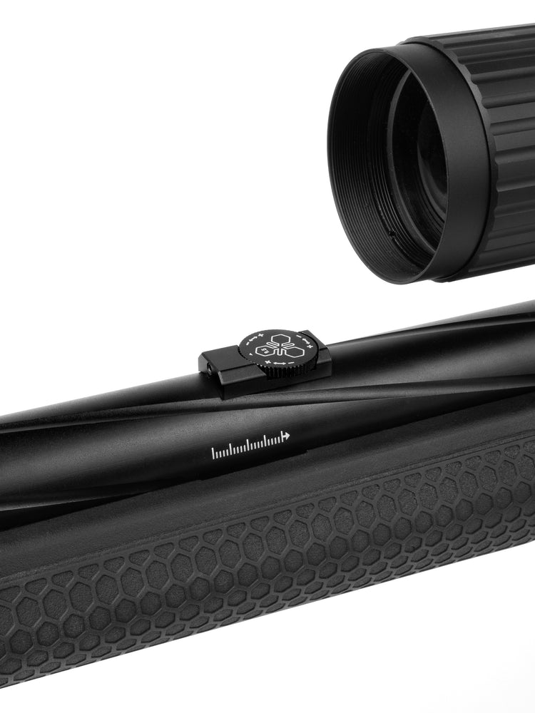 SSG10 TDC 2.0 Pro clicker wheel installed on the outer barrel under the scope objective