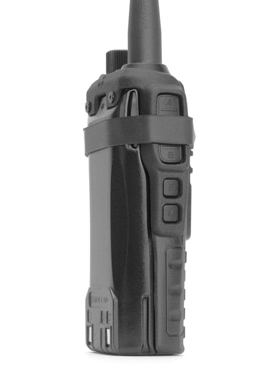 Baofeng UV-82 with PTT guard installed to prevent hotmic
