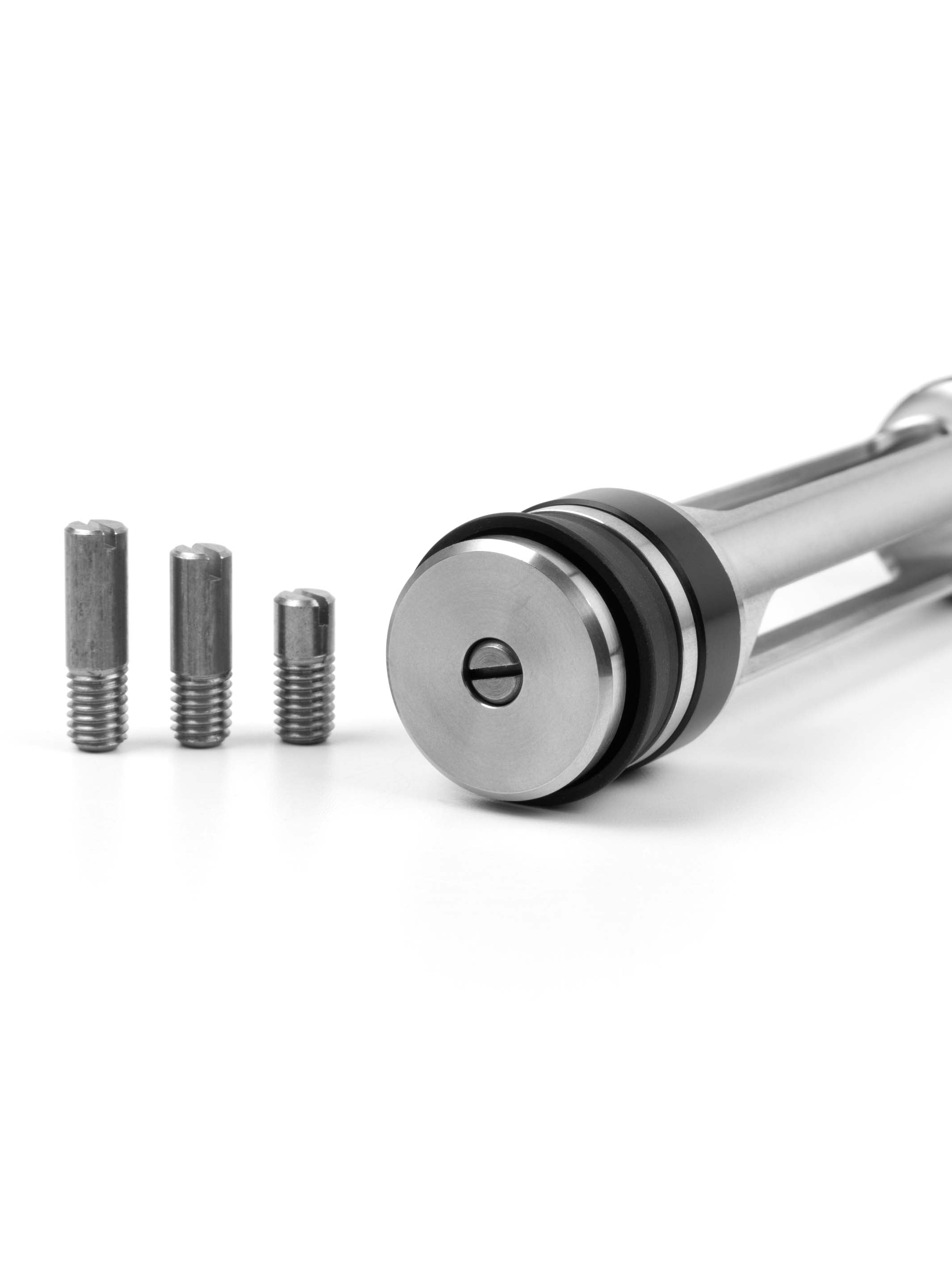 ssg10 piston upgrade comes with 3 different length airbrake pins in the kit